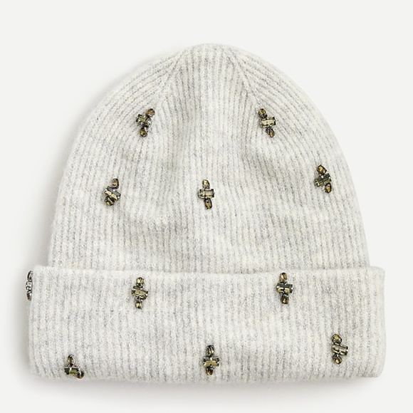 J Crew Ribbed Beanie In Supersoft Yarn 